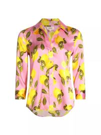 Shop LAGENCE Dani Lemon Print Blouse at Saks Fifth Avenue